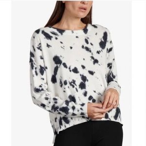 Sanctuary Sunsetter Ribbed Tie dye Crewneck Sweater